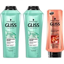 Gliss Nutribalance Repair 500+360 ml Şampuan + Magnificent 400 ml Saç Kremi