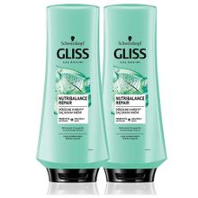 Gliss Nutribalance Repair Saç Dökülmesi Karşıtı 360 ml x 2 Adet Saç Kremi