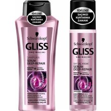 Gliss Serum Deep Repair 360 ml Şampuan + 200 ml Saç Kremi
