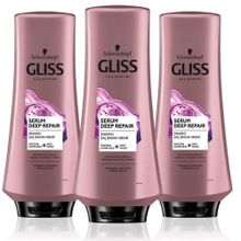 Gliss Serum Deep Repair 3x360 ml Saç Kremi