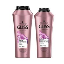 Gliss Serum Deep Repair Onarıcı 500 ml Şampuan+Deep Repair 360 ml Şampuan Seti