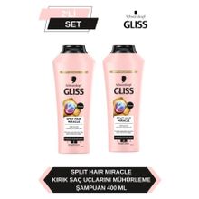 Gliss Split Hair Miracle 2x400 ml Şampuan