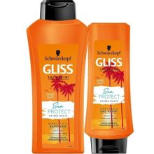 Gliss Sun Protect 525 ml Şampuan + Gliss Sun Protect 360 ml Saç Kremi
