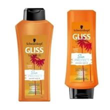Gliss Sun Protect Güneşe Karşı Koruyucu 360 ml Şampuan+Sun Protect Güneşe Karşı Koruyucu 360 ml Saç Kremi Seti