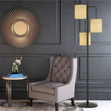 Global 3'lü Dekoratif Modern Tasarım Retro Ayaklı Salon Lambader