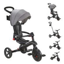 Globber Explorer 4in1 Siyah-Gri Katlanabilir Bisiklet