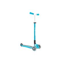 Globber Master 3 Tekerlekli Katlanabilir Işıklı Mavi Scooter