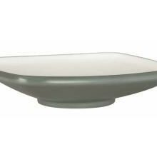 Globy Açık Büfe Gri 27x27x6.1 cm Kare Çukur Tabak