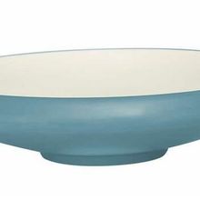 Globy Açık Büfe Mavi 24.8x6 cm Yuvarlak Çukur Tabak