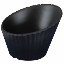 Globy Açık Büfe Siyah 18x16x13 cm Melamin Kase