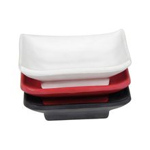 Globy Melamin Minimal Siyah 6'lı 10x6 cm Kase Sosluk