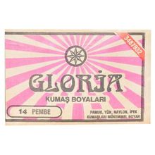 Gloria Pembe 10 gr Kumaş Boyası