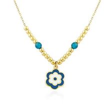 Glorria CN0445 Altın Çiçek Kolye