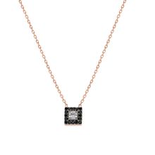 Glorria DT0567 Tektaş Gümüş Kadın Kolye