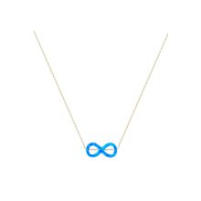 Glorria DU0096 Altın Opal Sonsuzluk Kolye