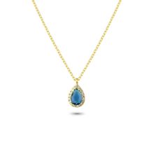 Glorria EG0376 Damla Anturaj Gümüş Kadın Kolye