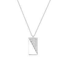 Glorria EG0438 Geometrik Gümüş Kolye