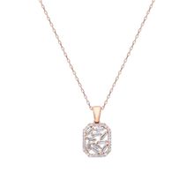 Glorria EG0476 Baget Taşlı Gümüş Kadın Kolye