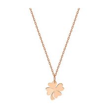 Glorria SV0049 Rose Altın Yonca Kolye