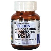 Glucosamine Chondroitin Msm Boswellia Vitamin C 60 Kapsul 1030 Mg