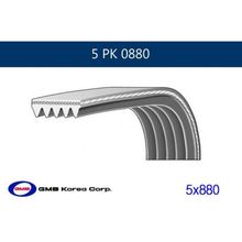 GMB GPK 5PK0880 Kanallı Kayış
