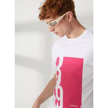 Gmg Fırenze GU23MSS03028 Bisiklet Yaka Beyaz Erkek T-Shirt
