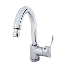 GMS AKD101 Akdeniz Gri Mix Kuğu Lavabo Bataryası