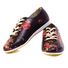 Goby SLV193 Flowers Babet Ayakkabı