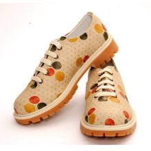 Goby TMK6503 Colored Dots Oxford Renkli Ayakkabı
