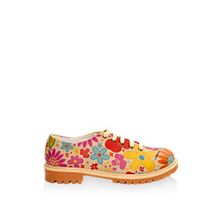 Goby TMK6509 Renkli Sweet Owl Kadın Oxford Ayakkabı