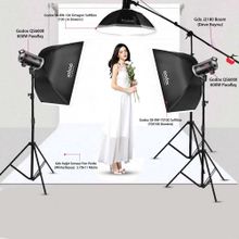 Godox QS600II W/s Pro 3'lü Paraflaş Set