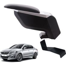 Gold 3 Tıkla Peugeot 301 2015 Delmesiz Çelik Ayaklı Gri-Siyah Kolçak