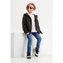 Gold Class Kidswear Kapüşonlu Fermuarlı Çift Cepli Astarlı Erkek Çocuk Yağmurluk