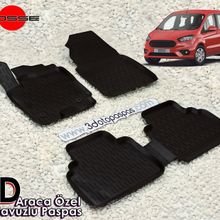 Gold Ford Tourneo Courier 2014-2020 3d Havuzlu Paspas