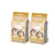 Gold Life Kavun Kokulu Topaklanan Bentonit İnce Taneli 2x10 lt Kedi Kumu