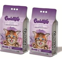 Gold Life Premium Lavender İnce Taneli 2x10 lt Kedi Kumu