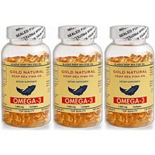 Gold Natural Omega 3 1000 mg 3x100 Kapsül Balık Yağı