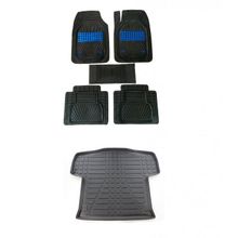 Gold Oto Aksesuar Fiat Linea 2007-2014 4D Maxi Havuzlu Negro Mavi Paspas ve Bagaj Havuzu