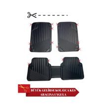 Gold Oto Aksesuar Renault Fluence 2010-2016 4D Vera 100 Kauçuk Desenli Paspas