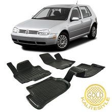Gold Volkswagen Golf 4 1997-2004 3d Havuzlu Paspas