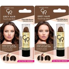 Golden Rose 2 Adet Grey Hair Touch Up Çikolata Kahve Beyaz Saç Kapatıcı Stick