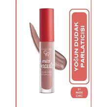 Golden Rose Miss Beauty Glow Shine 3D Dudak Parlatıcısı No: 01 Nude Chic