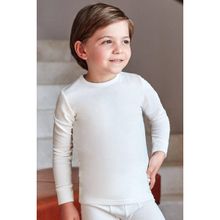 Goldenbay 2536 Uzun Kol Termal Ekru Unisex Çocuk İçlik