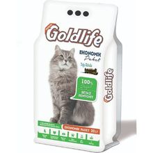 Goldlife Doğa Kokulu İnce Taneli 20 lt Kedi Kumu