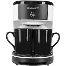 Goldmaster Coffee Classico Çift Kupalı Yıkanabilir Filtreli 3 Dakikada Demleyen Filtre Kahve Makinesi