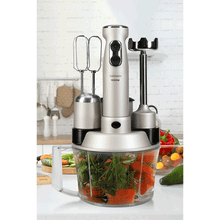 Goldmaster Elenamax Silver 1000 Watt Hız Ayarlı %100 Bakır Motor 5 In 1 Mutfak Robotu Multi Blender Seti