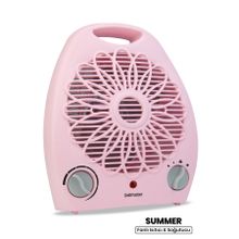 Goldmaster Summer Pembe 2000 W Devrilme Emniyetli Isıtıcı Fan