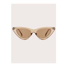 Goldmine Retro Üçgen Cat Eye Uv400 Güneş Gözlüğü Pudra