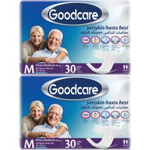 Goodcare Yetişkin Bel Bantlı Tekstil Yüzey Medium 30x2 Adet Hasta Bezi