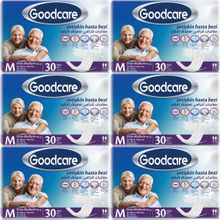 Goodcare Yetişkin Bel Bantlı Tekstil Yüzey Medium 30x6 Adet Hasta Bezi